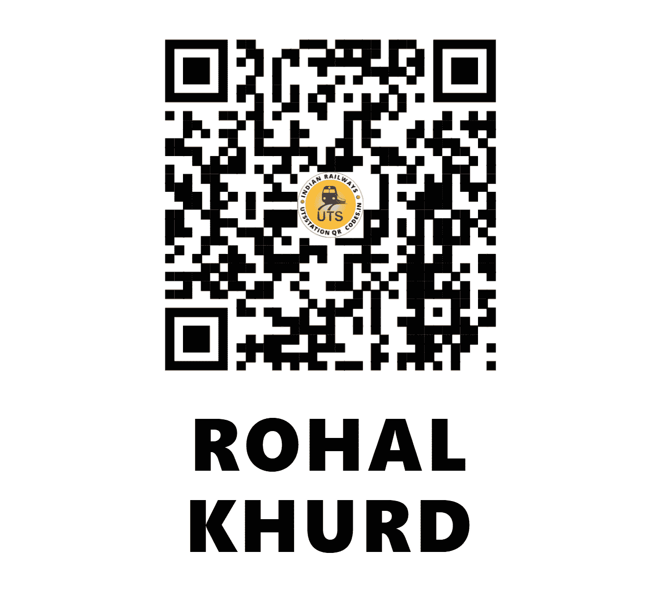 UTS QR Code for ROHAL KHURD - RLK (WC - MADHYA PRADESH)